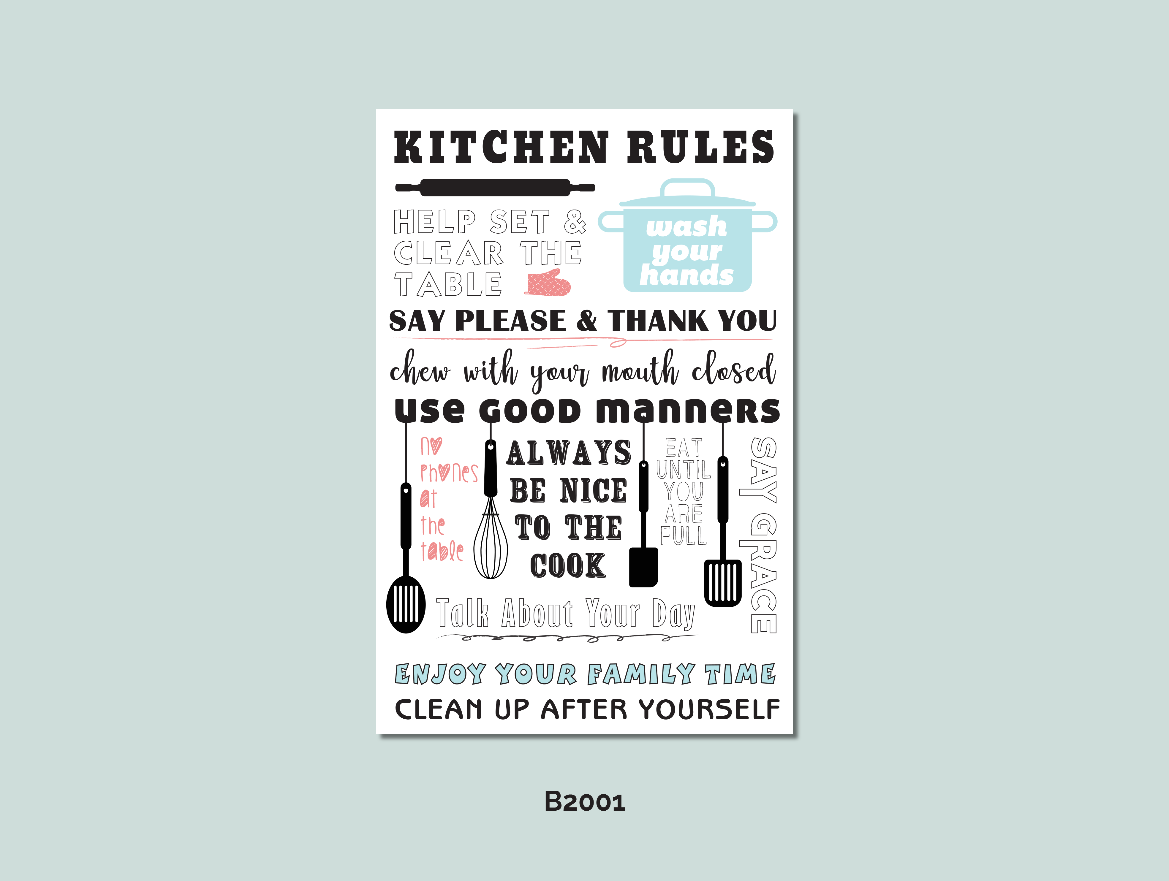 Kitchen Rules – A Plus Print Shop