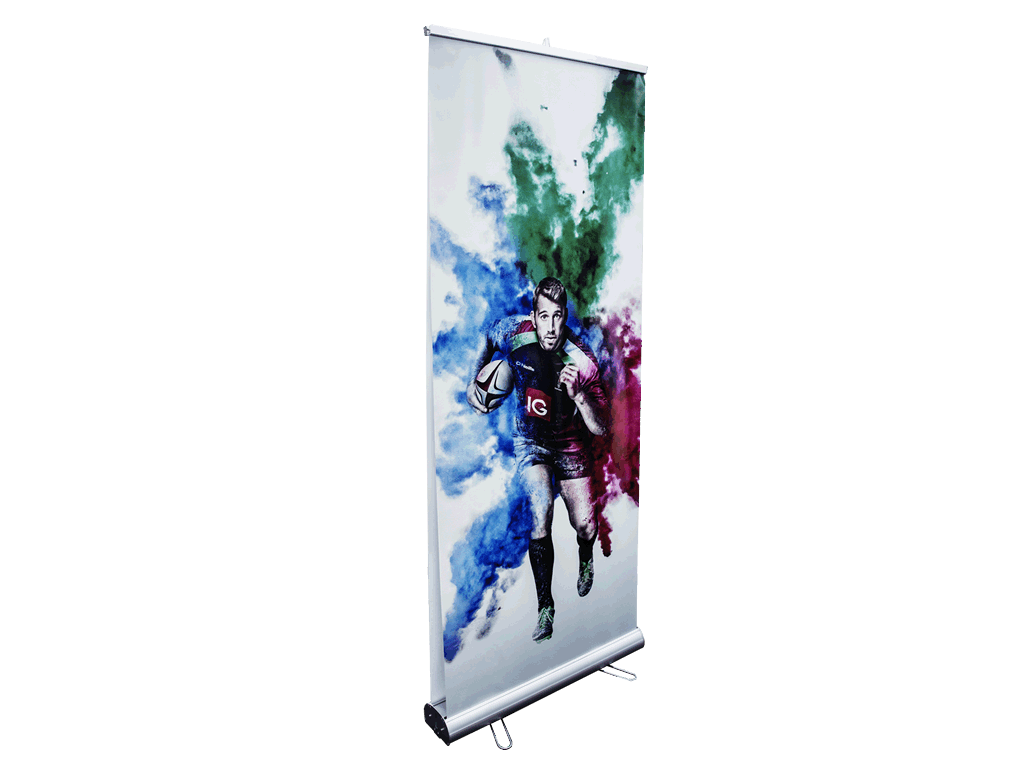 double side pull up banner